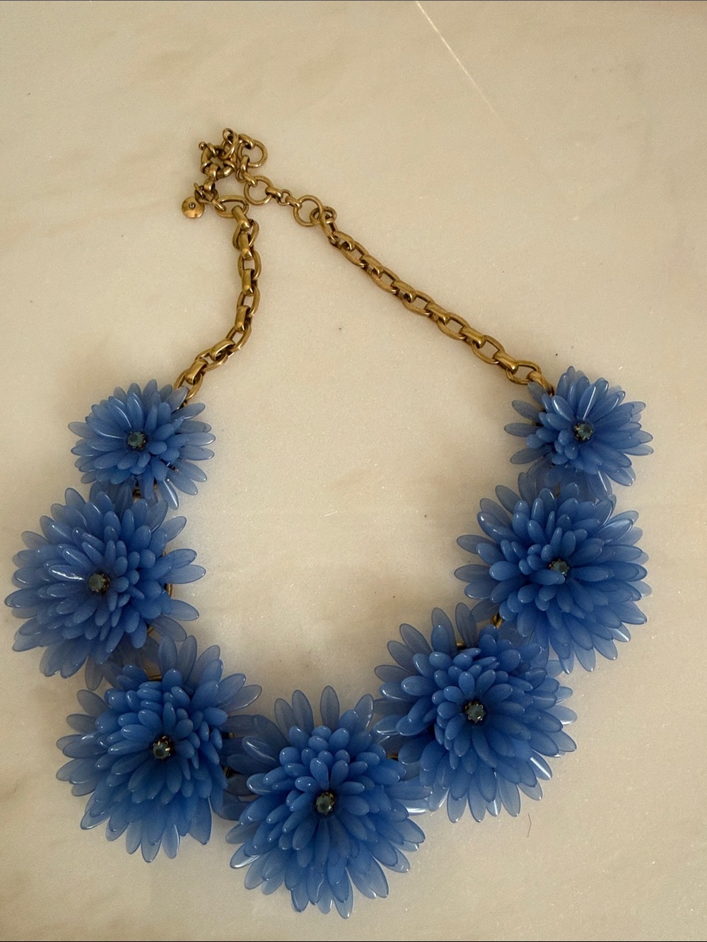 J Crew Floral Floral Statement Necklace